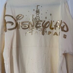 Disneyland Paris Spirit Jersey Cream Glitter & Gold